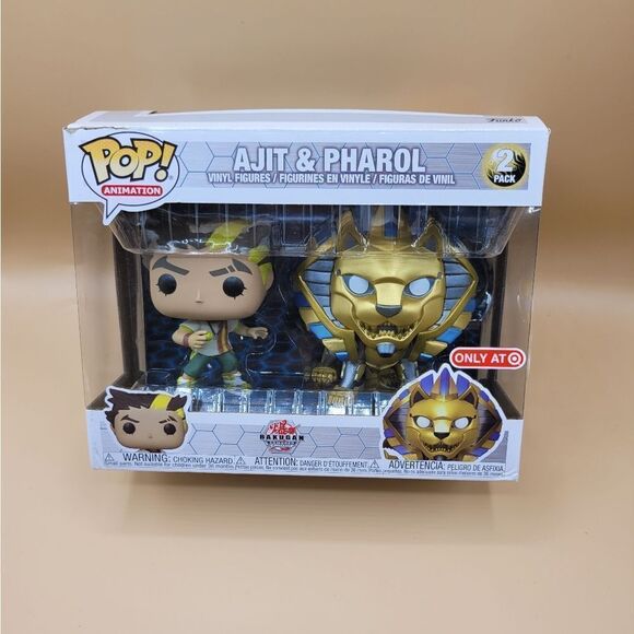 Funko Bakugan Ajit & Pharol Target Exclusive 2021 Pop! Vinyl 2-PACK - Picture 1 of 6
